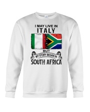 LIVE IN ITALY BEGAN IN SOUTH AFRICA Crewneck Sweatshirt tile