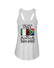 LIVE IN ITALY BEGAN IN SOUTH AFRICA Ladies Flowy Tank tile