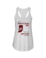 PUERTO RICAN GIRL LIVING IN INDIANA WORLD Ladies Flowy Tank thumbnail