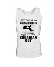 CANADIAN GUY LIFE TOOK TO MASSACHUSETTS Unisex Tank thumbnail