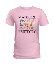 Symbols Made In Kentucky Ladies T-Shirt front