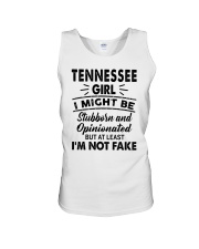 Tennessee Girl At Least I'm Not Fake Unisex Tank tile