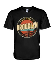 I WAS MADE IN BROOKLYN A LONG TIME AGO V-Neck T-Shirt thumbnail
