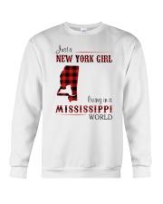 NEW YORK GIRL LIVING IN MISSISSIPPI WORLD Crewneck Sweatshirt thumbnail