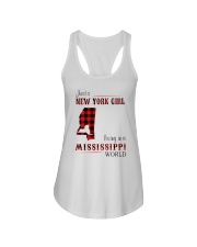 NEW YORK GIRL LIVING IN MISSISSIPPI WORLD Ladies Flowy Tank thumbnail