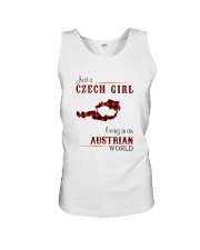 CZECH GIRL LIVING IN AUSTRIAN WORLD Unisex Tank thumbnail