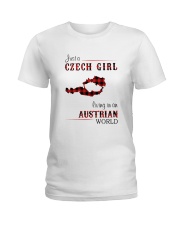 CZECH GIRL LIVING IN AUSTRIAN WORLD Ladies T-Shirt thumbnail