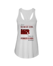 HAWAII GIRL LIVING IN PENNSYLVANIA WORLD Ladies Flowy Tank thumbnail