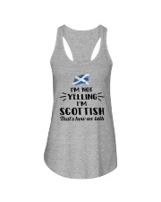 I'M NOT YELLING I'M SCOTTISH Ladies Flowy Tank thumbnail