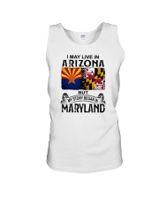 LIVE IN ARIZONA BUT MY STORY BEGAN IN MARYLAND Unisex Tank tile