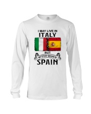 LIVE IN ITALY BEGAN IN SPAIN Long Sleeve Tee tile
