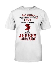 He Sent Me My Jersey Husband Classic T-Shirt tile