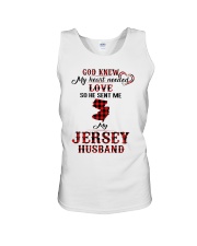 He Sent Me My Jersey Husband Unisex Tank tile