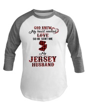 He Sent Me My Jersey Husband Baseball Tee tile