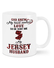 He Sent Me My Jersey Husband Mugs tile