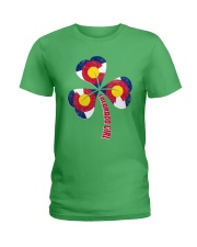 Colorado Flag Clover Leaf Ladies T-Shirt tile