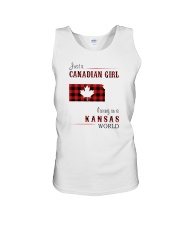 CANADIAN GIRL LIVING IN KANSAS WORLD Unisex Tank thumbnail