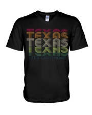 Texas Call It Home V-Neck T-Shirt tile