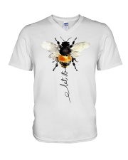 Let it bee V-Neck T-Shirt thumbnail