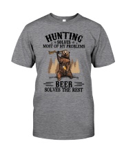 Hunting solves most of my problems Classic T-Shirt tile