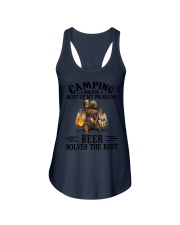 Camping And Beer Ladies Flowy Tank tile