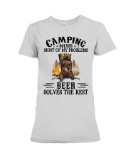 Camping And Beer Premium Fit Ladies Tee tile