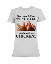 You can't tell me what to do Premium Fit Ladies Tee tile