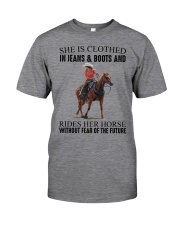 Rides Her Horse Classic T-Shirt tile