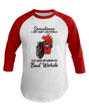 Sometimes I Just Don't Like People Baseball Tee tile