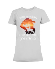 Don't Fear Dying Premium Fit Ladies Tee tile