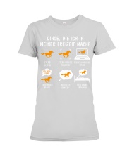 Dinge Die Ich In Meiner Freizeit Mache Premium Fit Ladies Tee tile