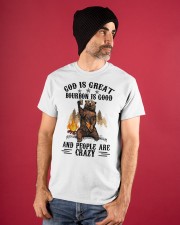 God is great bourbon is good Classic T-Shirt apparel-classic-tshirt-lifestyle-front-89