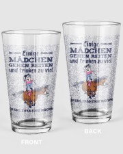 Some Girls Go Riding And Drink Too Much 16oz Pint Glass thumbnail