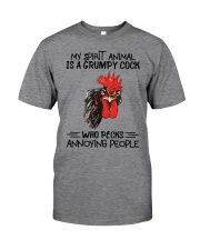 My spirit animal is a grumpy cock Classic T-Shirt front