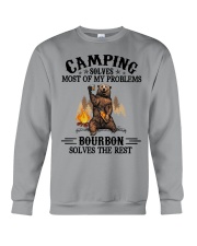 Camping And Bourbon Crewneck Sweatshirt tile