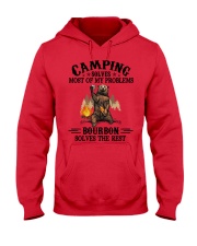 Camping And Bourbon Hooded Sweatshirt tile
