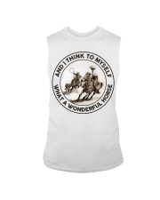 And I Think To Myself What A Wonderful Horse Sleeveless Tee tile