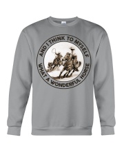 And I Think To Myself What A Wonderful Horse Crewneck Sweatshirt tile