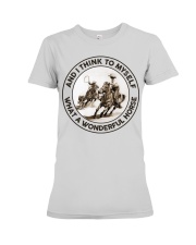 And I Think To Myself What A Wonderful Horse Premium Fit Ladies Tee tile
