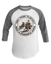 And I Think To Myself What A Wonderful Horse Baseball Tee tile