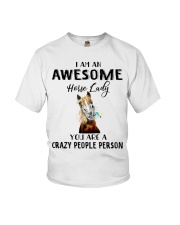 I Am An Awesome Horse Lady Youth T-Shirt tile