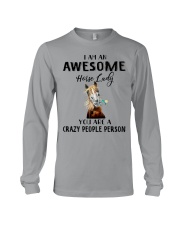 I Am An Awesome Horse Lady Long Sleeve Tee tile