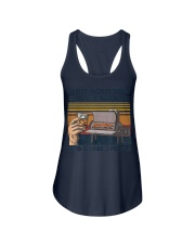 I like bourbon and my smoker Ladies Flowy Tank tile