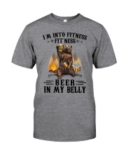 I'm into fitness Fitness beer in my belly Classic T-Shirt tile