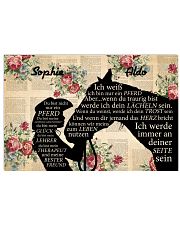 Ich werder immer an deiner seite sein 24x16 Poster front