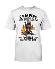 Camping and Vodka Classic T-Shirt front