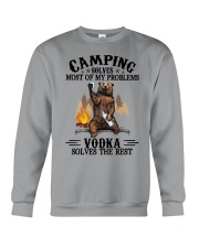 Camping and Vodka Crewneck Sweatshirt tile