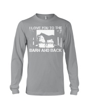 I love you to the barn and back Long Sleeve Tee tile
