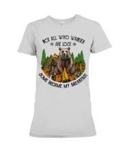 Not all who wander are lost Premium Fit Ladies Tee tile