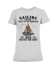 Sailing and beer Premium Fit Ladies Tee tile